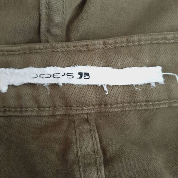 JOE'S JEANS The Skinny Long Khaki Green Medium Wash Cotton Twill Sz 30 - Picture 9 of 11